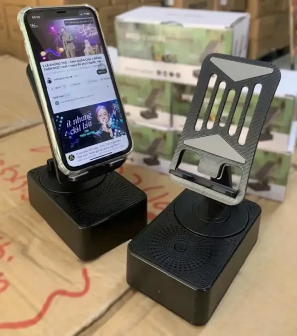 WYS-2301BT Phone Stand With Speaker and Power Bank - Image 4