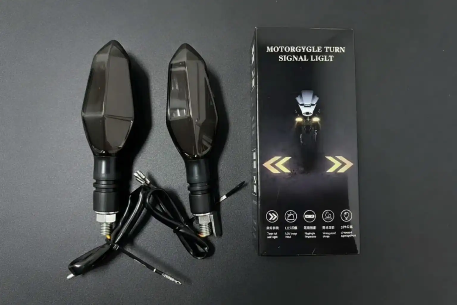 Motorcycle LED Turn Signal Projection Light (১ জোড়া) - Image 4