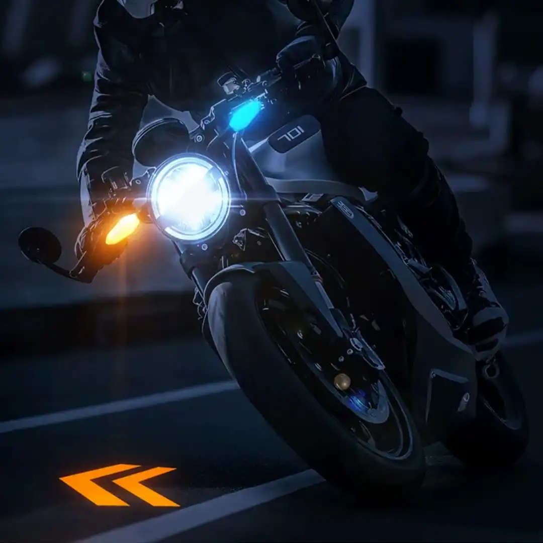 Motorcycle LED Turn Signal Projection Light (১ জোড়া) - Image 2